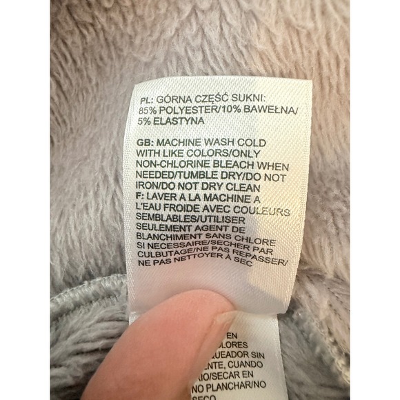 The North Face Gray Fleece Lined Hooded Long Zip Up Jacket Women's M - Picture 9 of 9